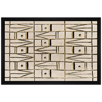 Pattern in Sand Framed Canvas Wall Art