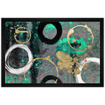 Swirls Framed Canvas Wall Art