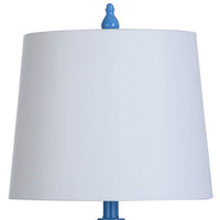 Vega Bright Marlin Blue Ceramic Table Lamp