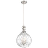 Houten 11 1/2" Wide 3-Light Cluster Mini Pendant