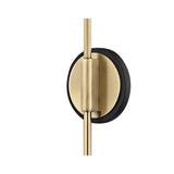 Mitzi Meta Aged Brass and Black LED Swing Arm Wall Lamp