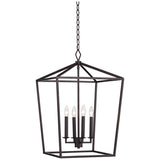 Madison 18" Wide Bronze 4-Light Entry Pendant