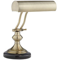Antique Brass With Marble Piano Desk Lamp by Regency Hill