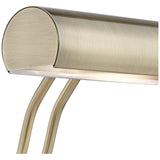 Antique Brass With Marble Piano Desk Lamp by Regency Hill
