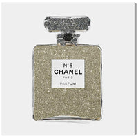 Champagne Classic Number 5 Canvas Wall Art