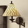 Robert Louis Tiffany® Iron Vine Swing Arm Wall Lamp