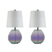 510 Design Ranier Iridescent Iridescent Glass Table Lamp