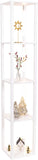 FENLO Fancy Display Shelves with LED Floor Lamp