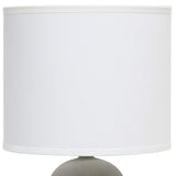 Simple Designs 15 1/2" High Taupe Gray Accent Table Lamp