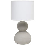 Simple Designs 15 1/2" High Taupe Gray Accent Table Lamp