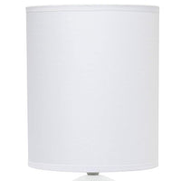 Simple Designs 18 1/2"H White and Blue Accent Table Lamp