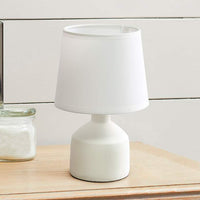 Simple Designs 9 1/2" High Off-White Accent Table Lamp