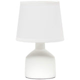 Simple Designs 9 1/2" High Off-White Accent Table Lamp