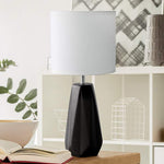 Simple Designs 17 1/2" High Black Accent Table Lamp