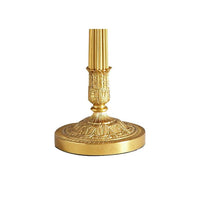 Old Paris Brass Candlestick Table Lamp