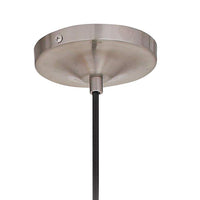 Art Glass and Brushed Nickel 9 1/2" Wide Modern Mini Pendant