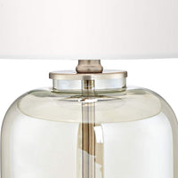 Kathy Ireland Moderne Textured Champagne Glass Table Lamp