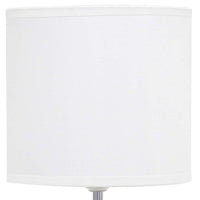 Simple Designs 17 1/2"H Off-White Sculpted Accent Table Lamp