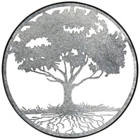 Zen Life 30" Wide Round Metal Wall Art