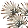 Lilian Tipped Petals 26" High Metal Wall Art