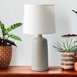 Simple Designs 15 3/4" High Taupe Accent Table Lamp