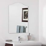 Allison Modern 23 1/2" x 31 1/2" Arched Wall Mirror