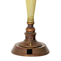 Pontiac Double Arm Traditional Gold Crackle Finish Outlet Table Lamp