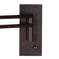 Tremont Bronze Metal Swing Arm Wall Lamp