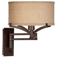 Tremont Bronze Metal Swing Arm Wall Lamp