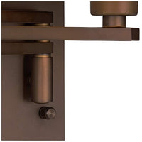 Marlowe Bronze Metal Swing Arm Wall Lamp