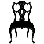 Victorian Chair Black and Gray Wall Decal