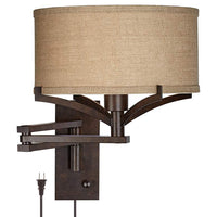 Tremont Bronze Metal Swing Arm Wall Lamp