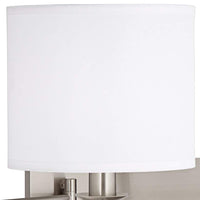 Double Swing Arm 23" Wide Modern Plug-In Wall Light