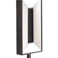 Mirrored Rectangle Modern Plug-In Wall Light