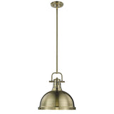 Duncan 14" Wide Pendant Light with Rod