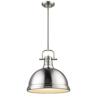 Duncan 14" Wide Pendant Light with Rod