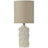 Seashell Motif White Accent Table Lamp
