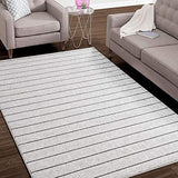 Serena Abstract Ivory Soft Area Rug