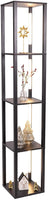FENLO Fancy Display Shelves with LED Floor Lamp