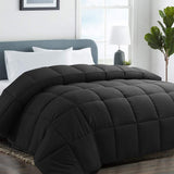 Down Alternative Comforter Duvet Insert Corner Ties,Fluffy Warm All Season Soft Reversible Hotel Collection - Hypoallergenic - Machine Washable