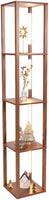 FENLO Fancy Display Shelves with LED Floor Lamp