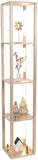FENLO Fancy Display Shelves with LED Floor Lamp