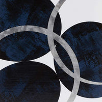 INK + IVY Celestial Orbit Navy 36" High 2-Piece Wall Art Set
