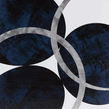 INK + IVY Celestial Orbit Navy 36" High 2-Piece Wall Art Set