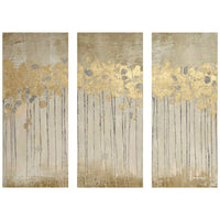 Forest 35" High 3-Piece Gel Coat Canvas Wall Art Set