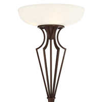 Volero Oil-Rubbed Bronze Light Blaster Torchiere Floor Lamp