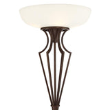 Volero Oil-Rubbed Bronze Light Blaster Torchiere Floor Lamp