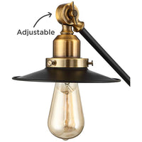 Taurus Black and Gold Adjustable Desk Lamp with USB Port