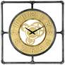 Callan 26" Wide Industrial Iron Wall Clock