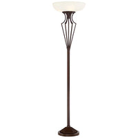 Volero Oil-Rubbed Bronze Light Blaster Torchiere Floor Lamp